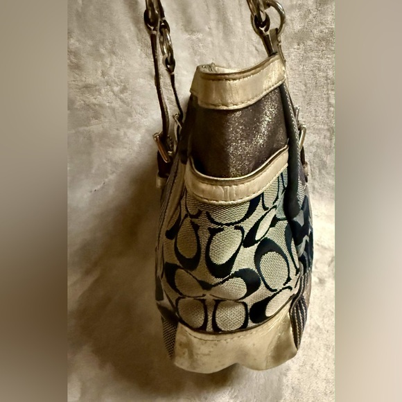 Patchwork Vintage Coach Tote Bag - Picture 7 of 12